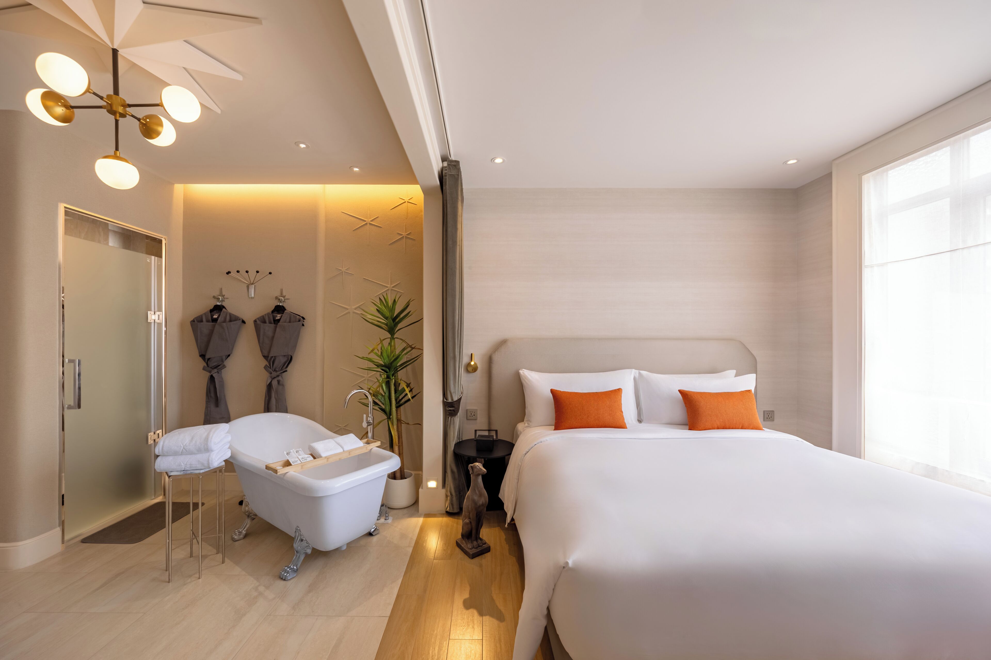Urban Room with Bathtub- Double Bed | Kostenloses WLAN