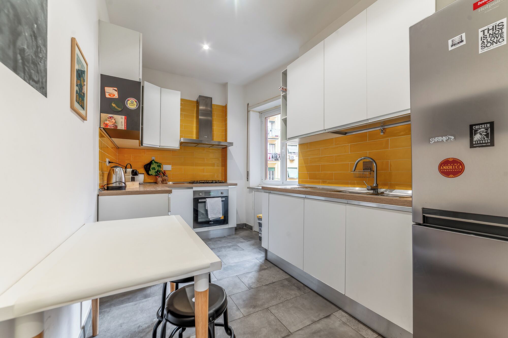 Apartment, Balcony, City View | Private kitchen | Fridge, oven, stovetop, dishwasher