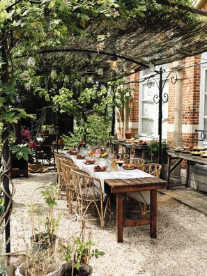 Opções para refeição ao ar livre