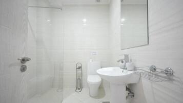 Basic Apartment, Balcony, City View | Bathroom