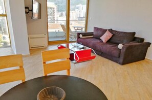 Basic Apartment, Balcony, City View | Living area - Orange Lux Apartments (Budva)