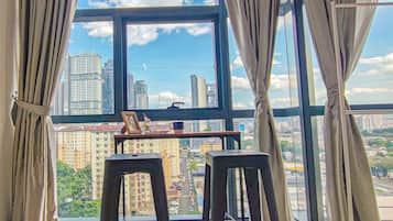 Estúdio luxo, vista para a cidade | Parte interna