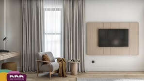 Habitación familiar, balcón, vistas a la ciudad | Interior