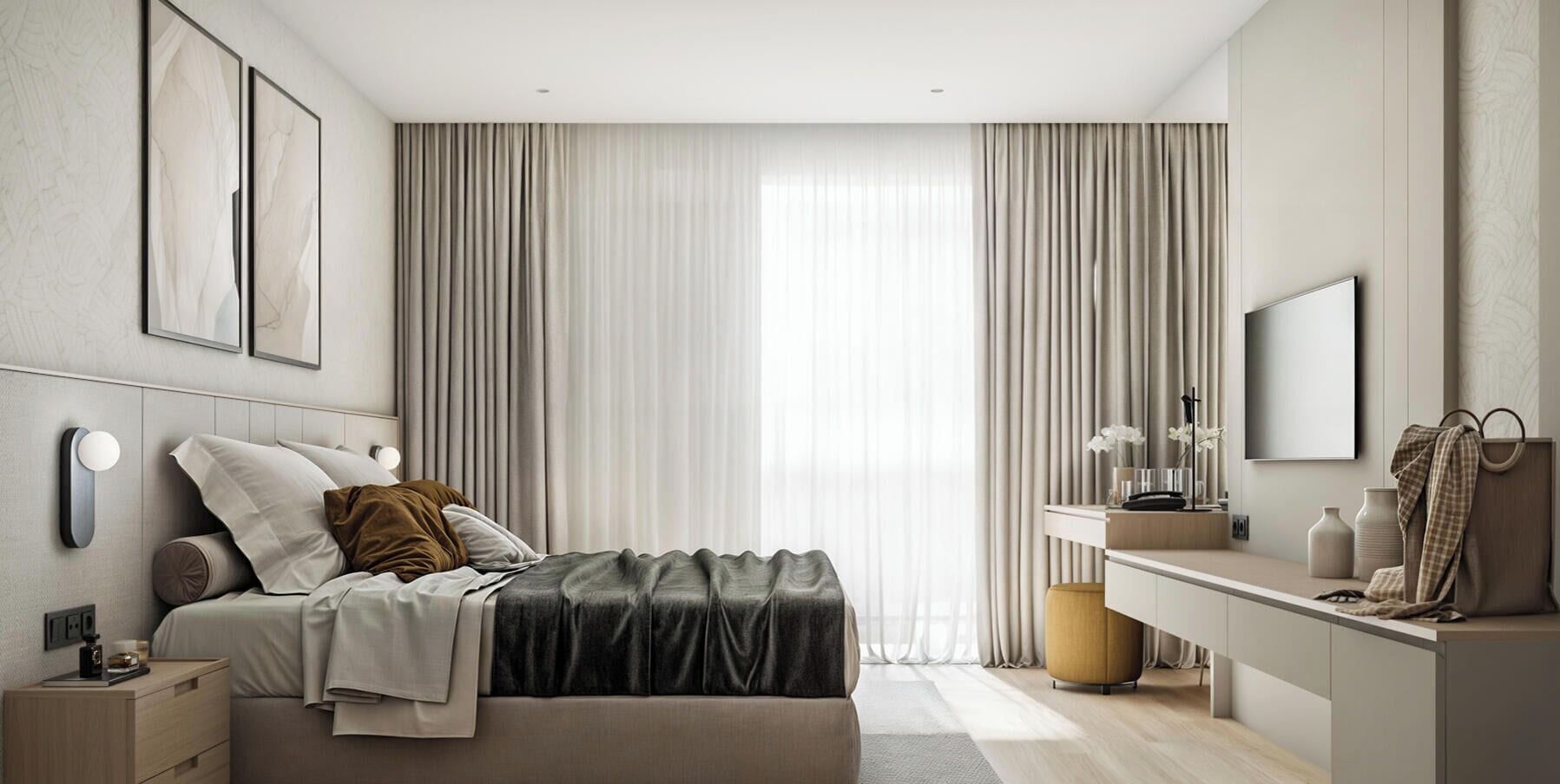 Superior Suite, Balcony, Sea View | Minibar, desk, free WiFi, bed sheets