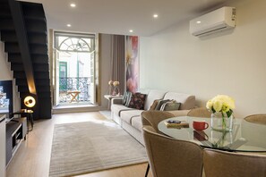 豪華複式房屋, 城市景觀 | 起居區