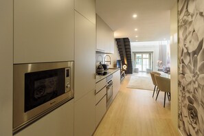 Duplex superior, vista para a cidade | Parte interna