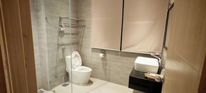 Classic Apartment, Balcony, City View | Bathroom | Slippers - The Bok Apartment (Phu Quoc)