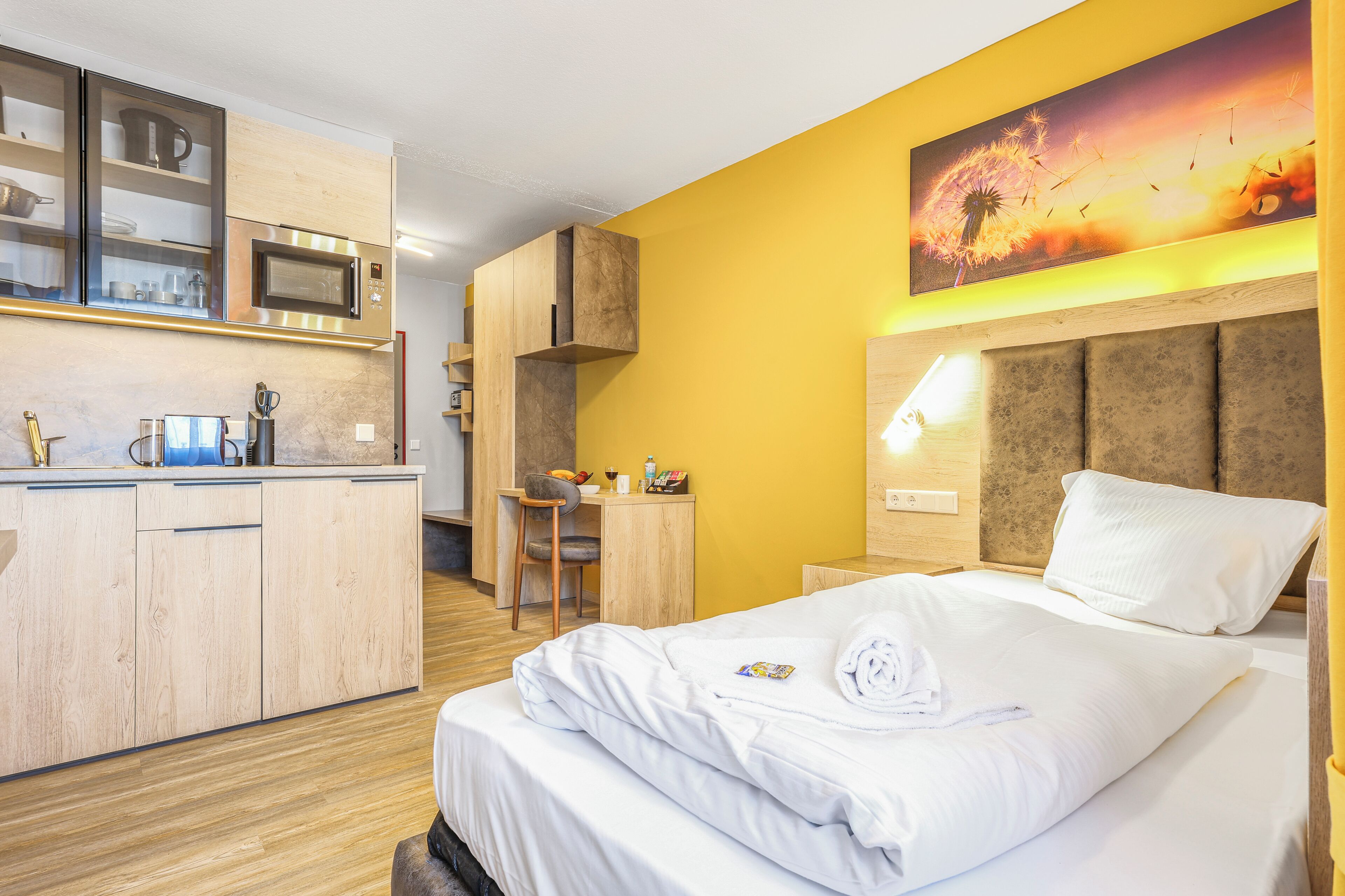 Yhden hengen deluxe-huone, kaupunkinäköala