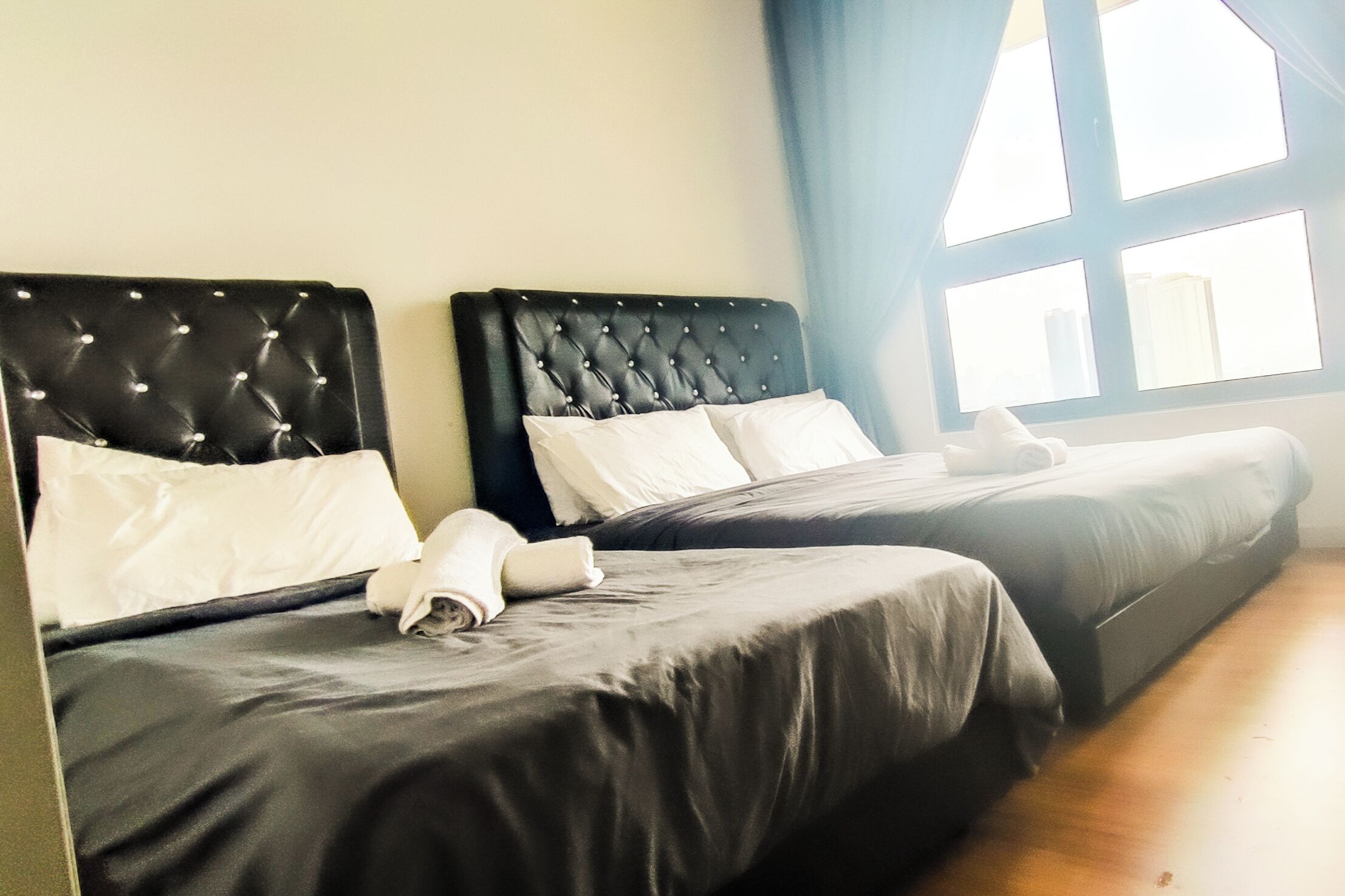 Luxury-Apartment, Stadtblick