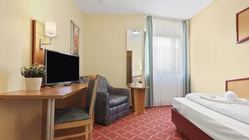 Enkeltrom – comfort, byutsikt