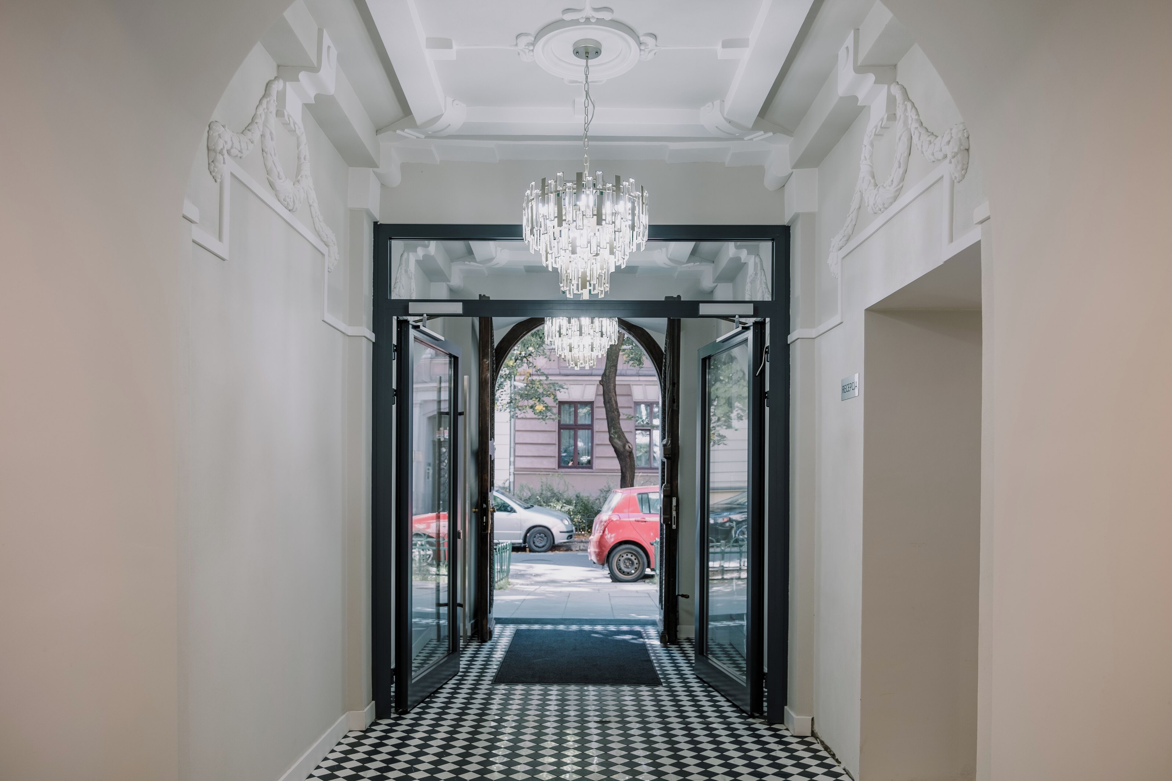 Facciata della struttura