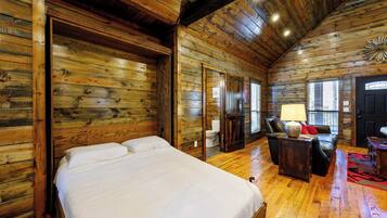 Cabana, várias camas, banheira de imersão, vista para o jardim (Pond Lily Creek)