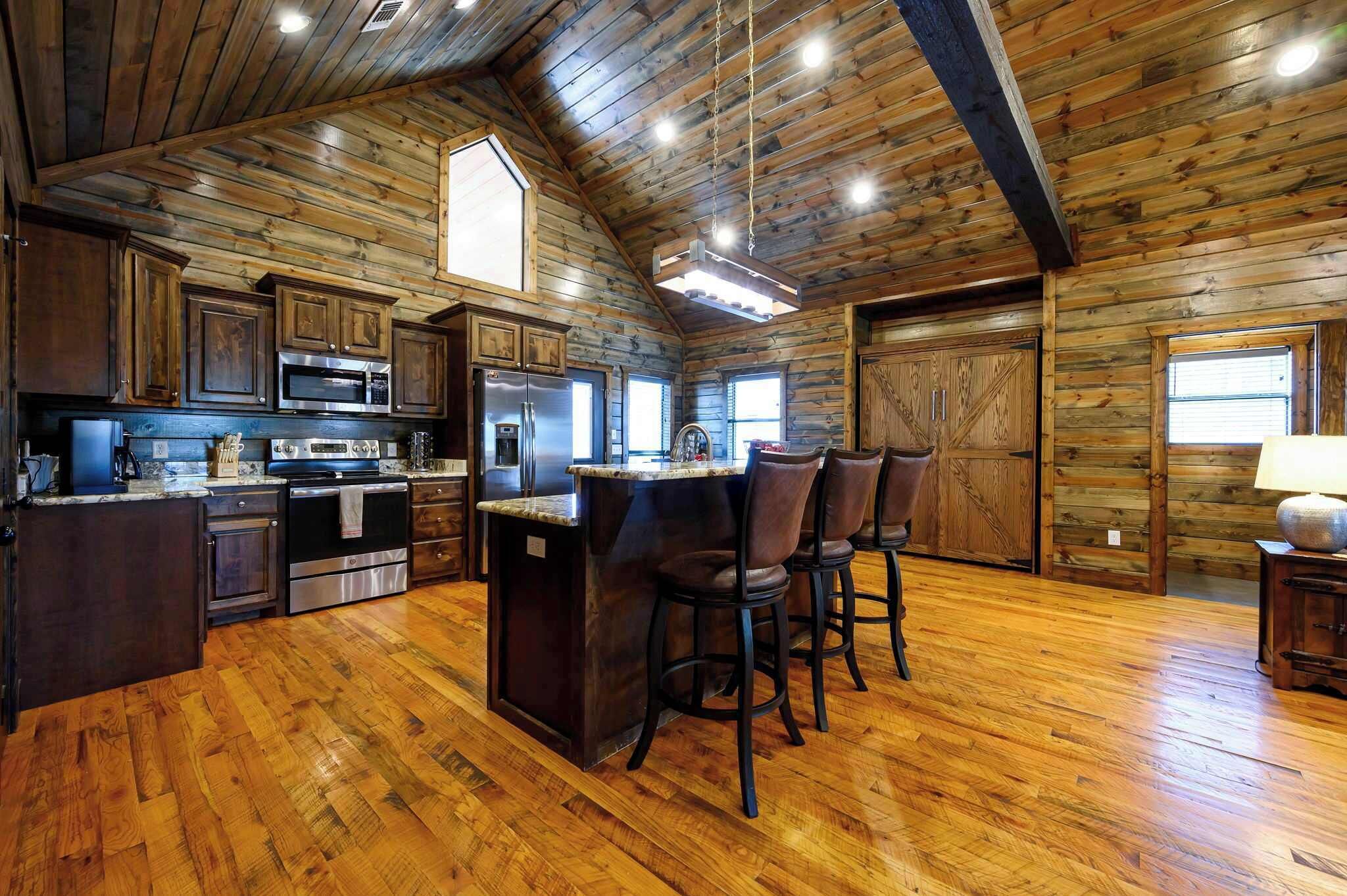 캐빈, 침대(여러 개), 온수 욕조, 정원 전망 (Pond Lily Creek) | 전용 주방