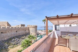 Outdoor dining - Maison Almuñecar centre ! vue mer château montagne (Almuñécar)