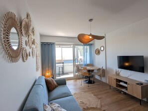 Living area - Bright apartment near the beach - 4 guests (Saint-Hilaire-de-Riez)