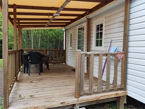 Terrace/patio - Mobile home with terrace - 3 guests (La Tour-d'Auvergne)