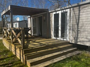 Exterior detail - Mobile home with terrace - 4 guests (Grayan-et-l'Hôpital)