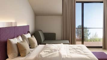 Standard-Doppelzimmer, Balkon