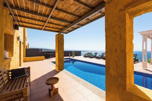 Pool - Villas Maya 3-bedroom villa in fabulous Chorafakia with private pool (Chorafakia)