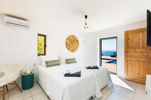 3 bedrooms, desk, iron/ironing board, travel cot - Villas Maya 3-bedroom villa in fabulous Chorafakia with private pool (Chorafakia)