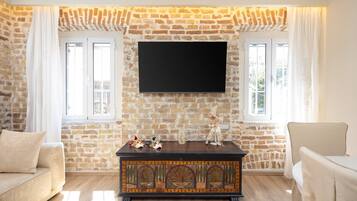 Deluxe-huoneisto, kaupunkinäköala | Oleskelualue