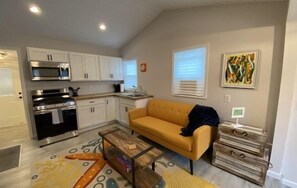 Smart TV, fireplace, video games