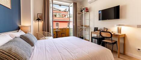 Kahden hengen luksushuone, parveke, kaupunkinäköala