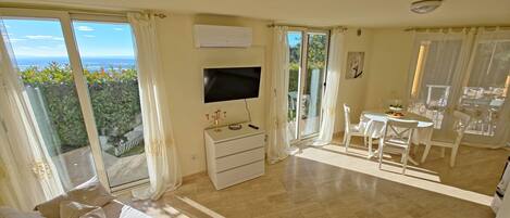 Tv och en stereo