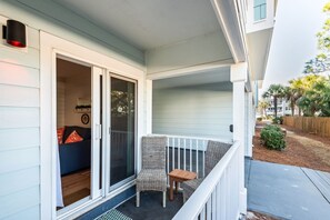 Terrace/patio - Pet-Friendly 30A Seagrove Condo ~ 2 Pools ~ Steps to Gulf + Free Tickets! (Santa Rosa Beach)