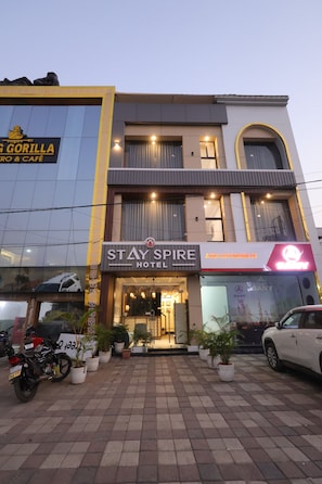 Overnatningsstedets facade