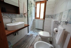 Hair dryer, towels, soap, shampoo - Rustic house nestled in the mountain nature of Majella National Park (Abruzzo)