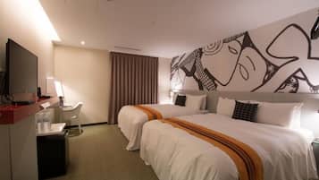 In-room safe, blackout curtains, soundproofing, free WiFi