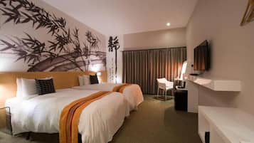 In-room safe, blackout curtains, soundproofing, free WiFi