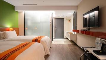 In-room safe, blackout drapes, soundproofing, free WiFi