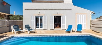 Holiday Home in Cala Llombards with Pool and Sea View near SantanyĂ, Mallorca