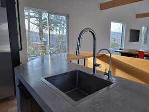 Interior - Rock House -Beautiful Architecture in the trees nestled between two lakes (Grenville sur la Rouge)
