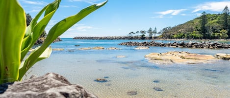 بالقرب من الشاطئ