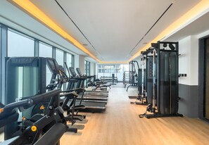 Fitness facility - Modern 1BR Apartment in Rise Residences JVC (Dubai)