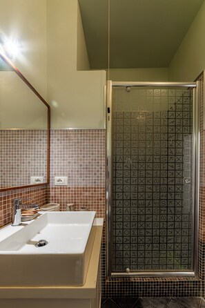 Leilighet – superior, bakgårdsutsikt | Bad