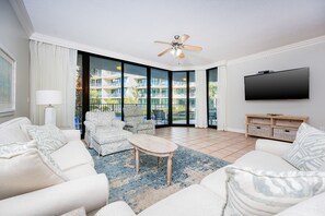 Condo, 3 Bedrooms | Living area - Phoenix On The Bay 1124 3 Bedroom Condo (Orange Beach)