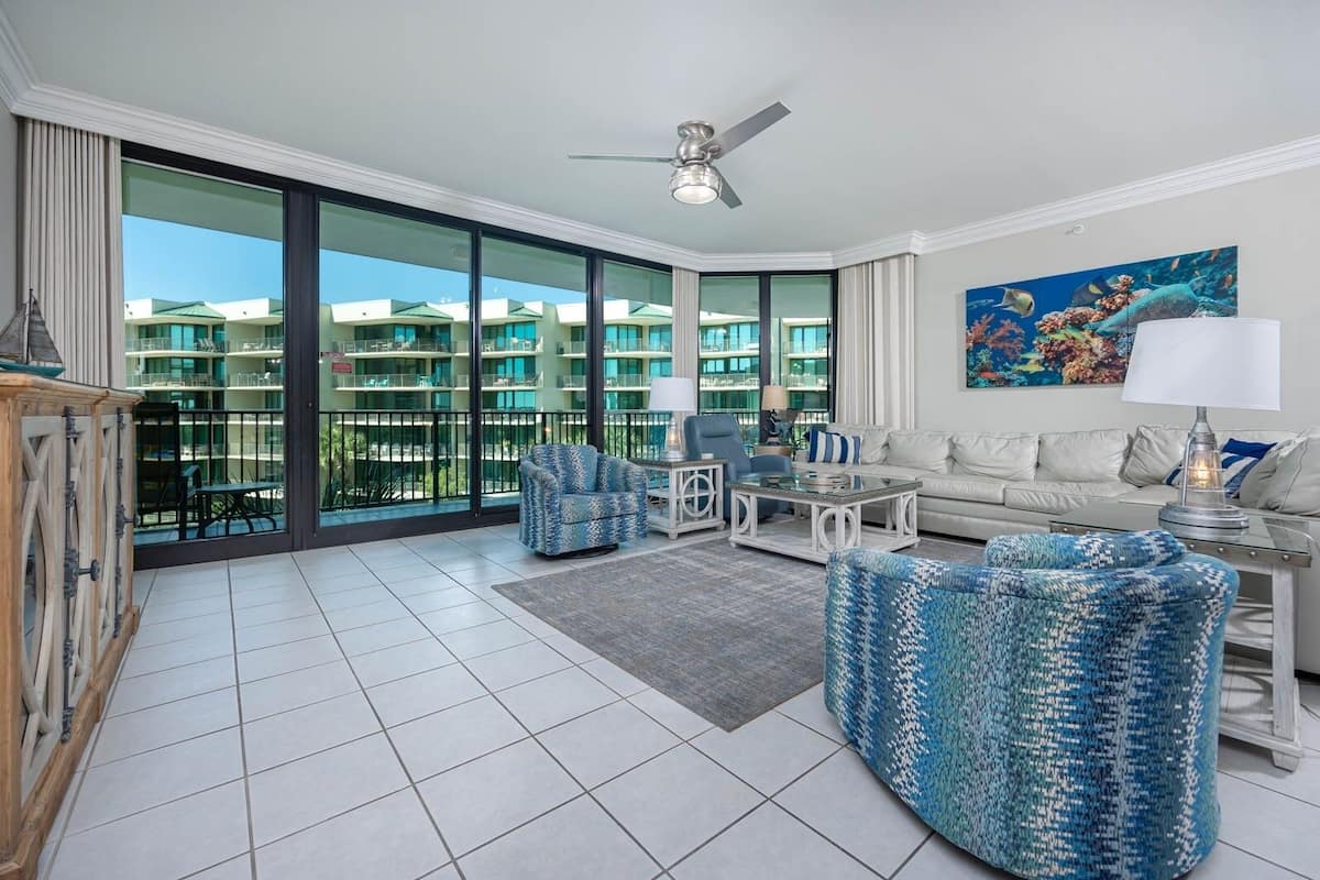 公寓客房, 3 間臥室 | 起居區