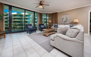 Condo, 3 Bedrooms | Living area - Phoenix On The Bay 1324 3 Bedroom Condo (Orange Beach)
