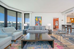 Condo, 3 Bedrooms | Living area - Phoenix On The Bay 1528 3 Bedroom Condo (Orange Beach)