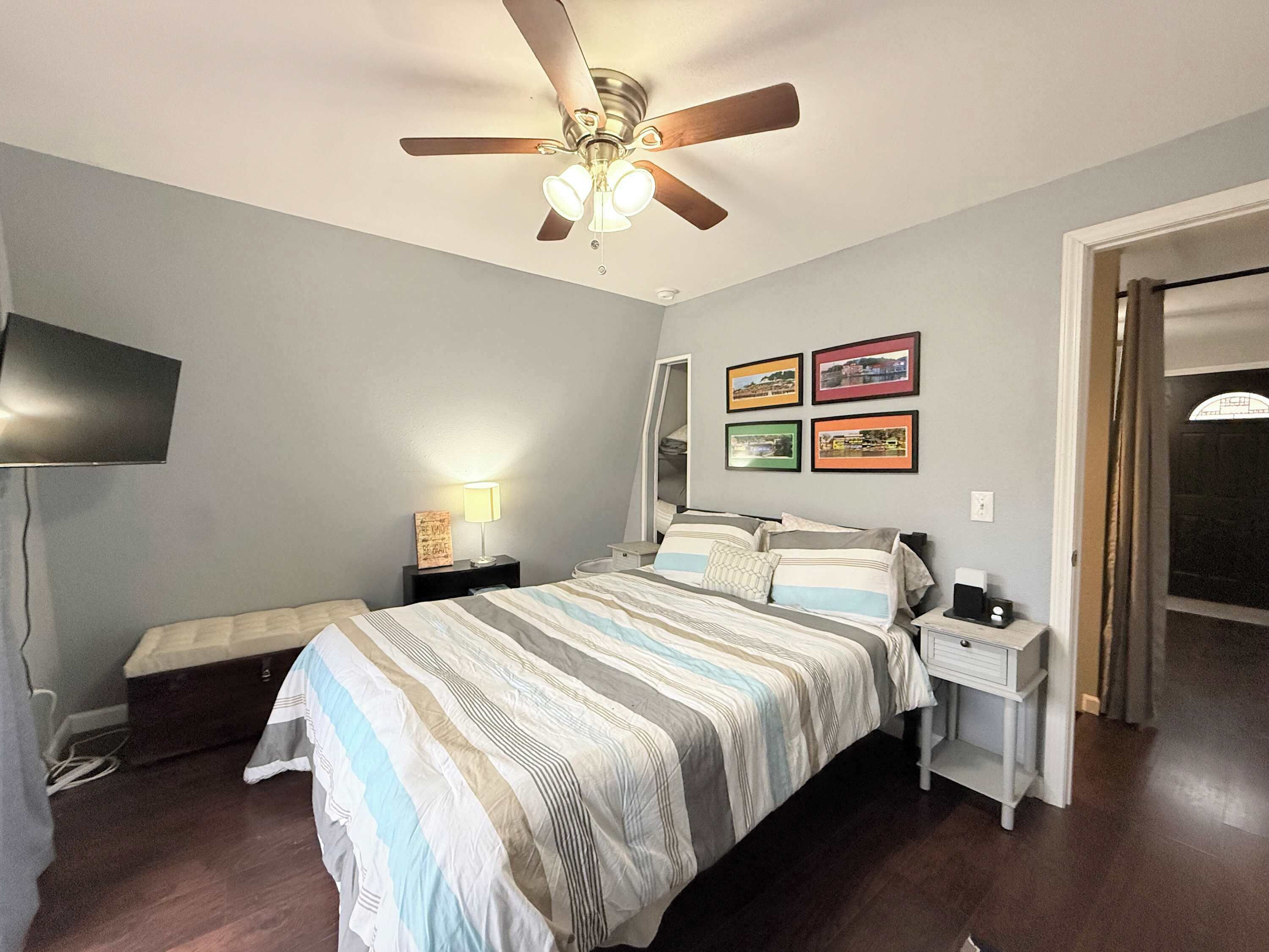 Casa, varias camas, cocina (A Frame Escape)