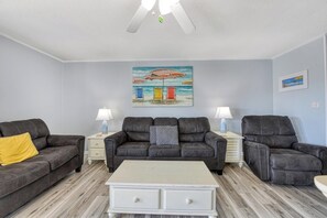 Smart TV - Floral Villa D14 - Three Bedroom Two Bath Condo with Shared Pool (Surfside Beach)
