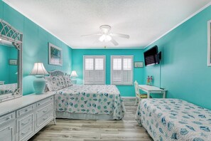Iron/ironing board, free WiFi, bed sheets - Floral Villa D14 - Three Bedroom Two Bath Condo with Shared Pool (Surfside Beach)