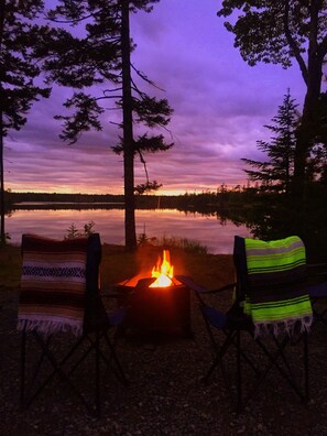 Property grounds - Charming Lakefront Retreat   |   Unplug at Luna Rosa Chalet (Pleasant Valley)