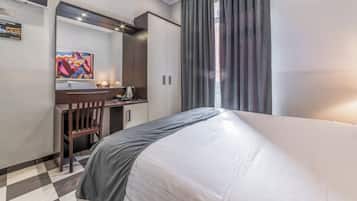 Eenvoudige kamer, 1 twee- of 2 eenpersoonsbedden