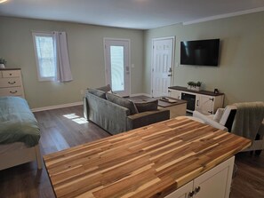 Living area - Beautiful private 1-bedroom studio with full kitchen in delightful Kernersville (Kernersville)