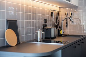 Appartement Design, 1 très grand lit